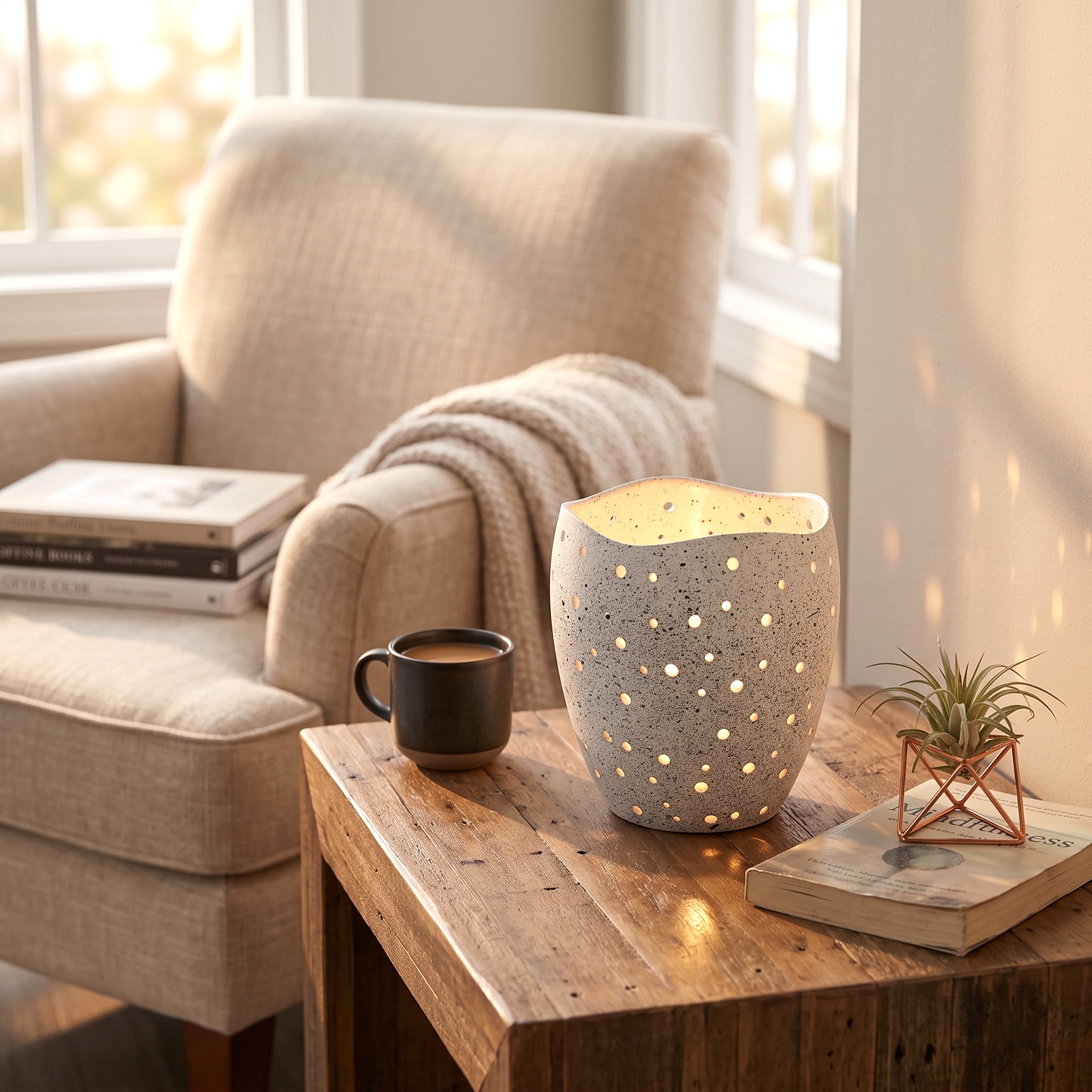 Votive Tealight Holder, Large - White