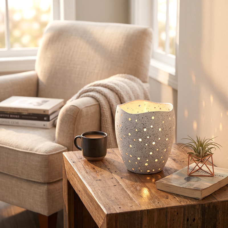 Votive Tealight Holder, Large - White