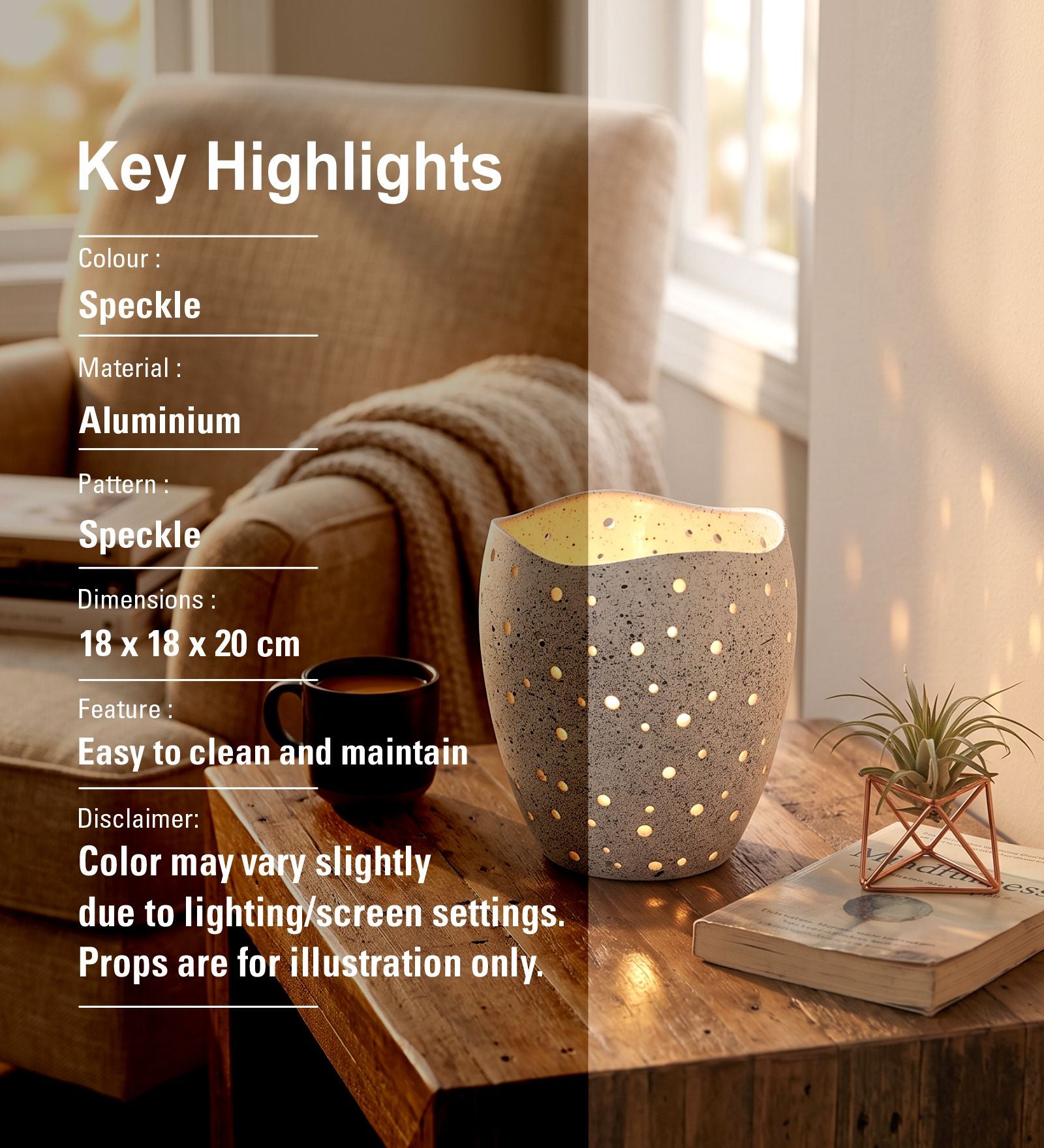 Votive Tealight Holder, Large - White