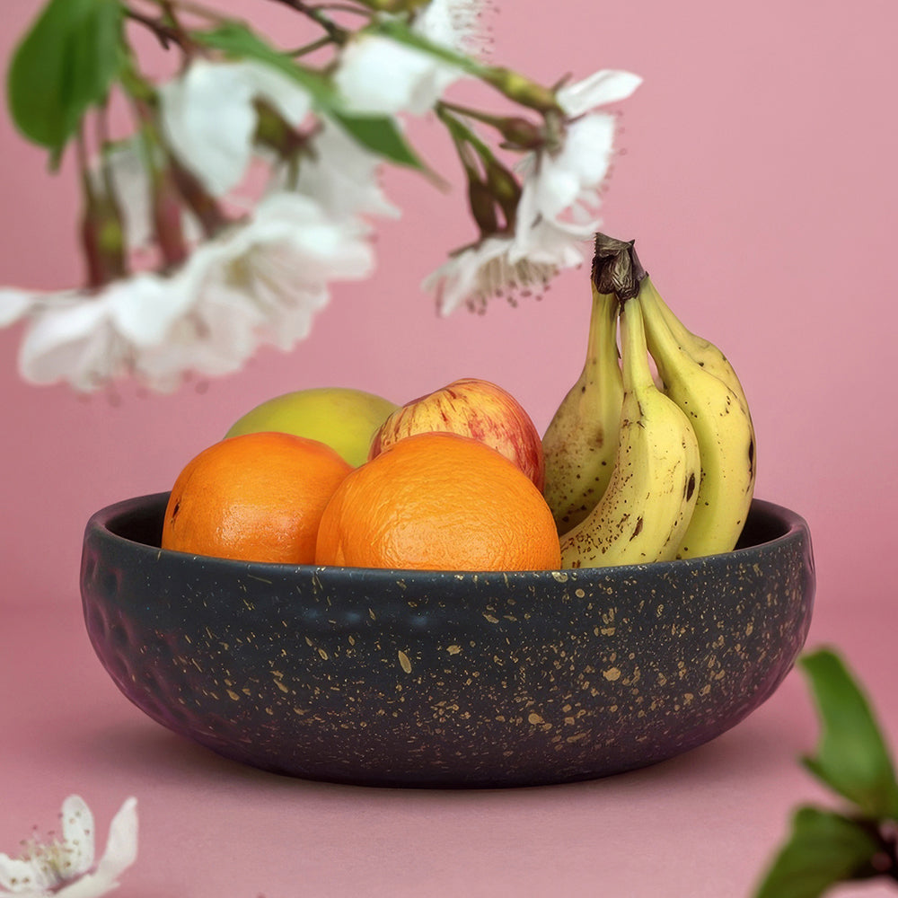 Metal Multipurpose Serving And Décor Bowl For Kitchen & Home Organizer for Fruits, Vegetables & Snacks Pack Of One