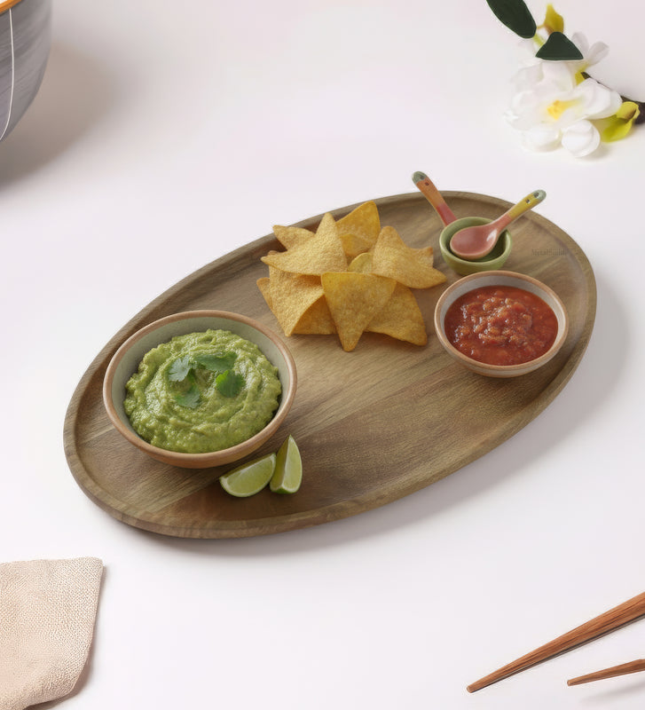 Zeal Oval Serving Tray - Natural