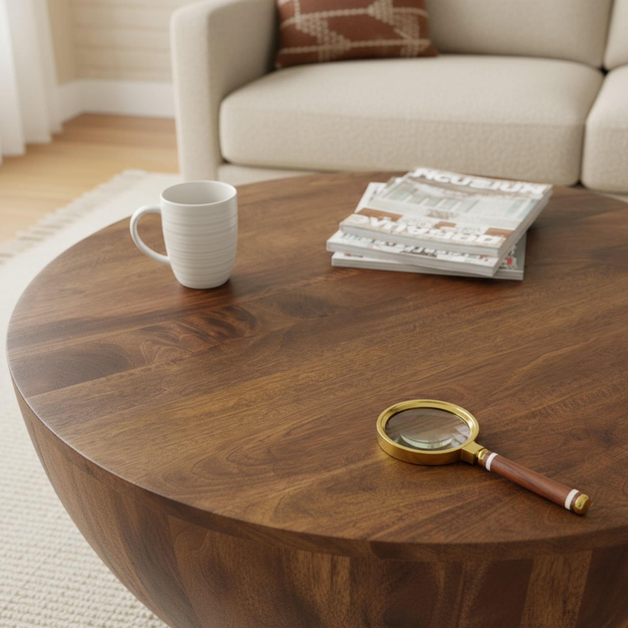 Wooden Coffee Table, Large - Natural