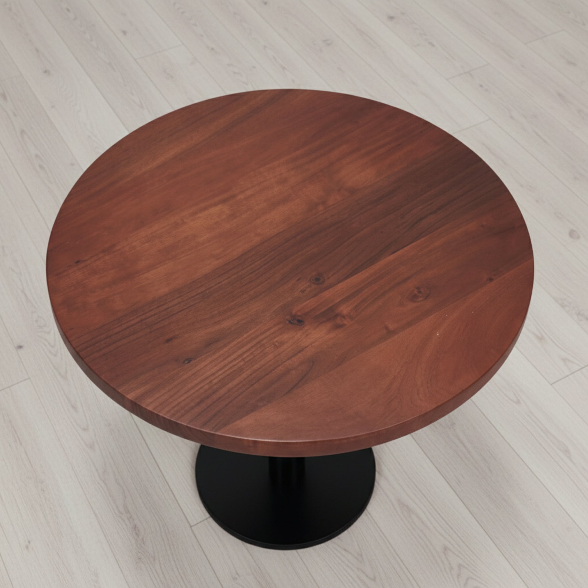 Ally Metal With Wooden Top Side Table For Indoor, Outdoor, Home And Office, Gold