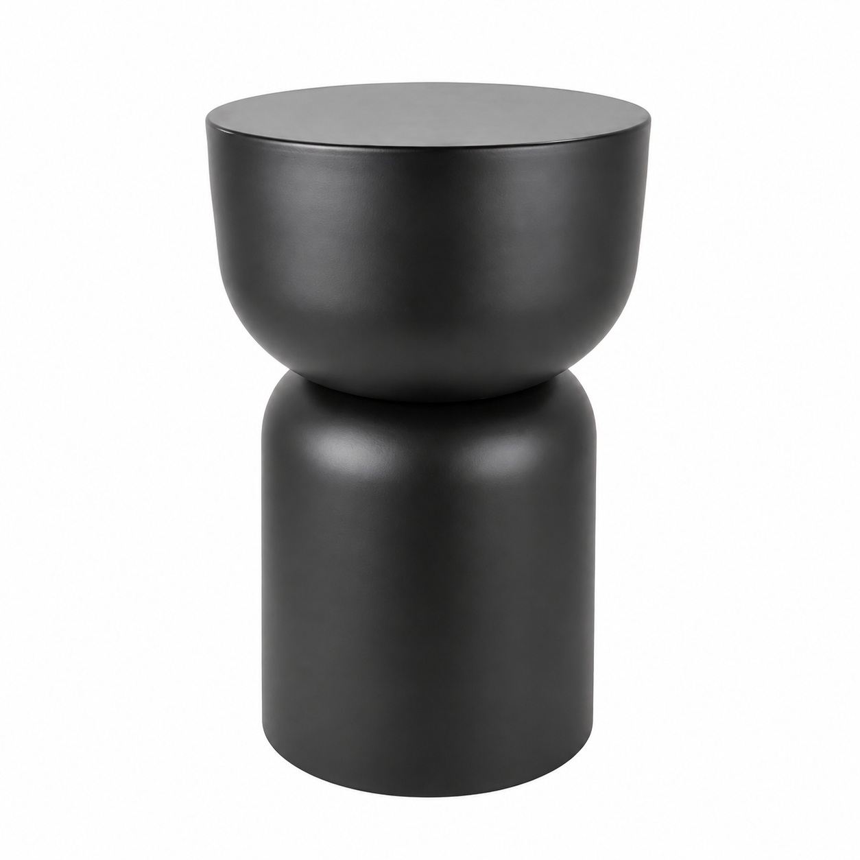Rachell Metal Side Table - Black