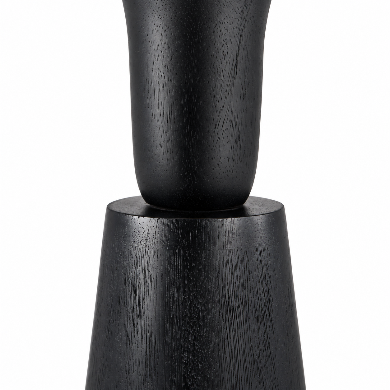 Noiré Sculpt Pedestal Side Table