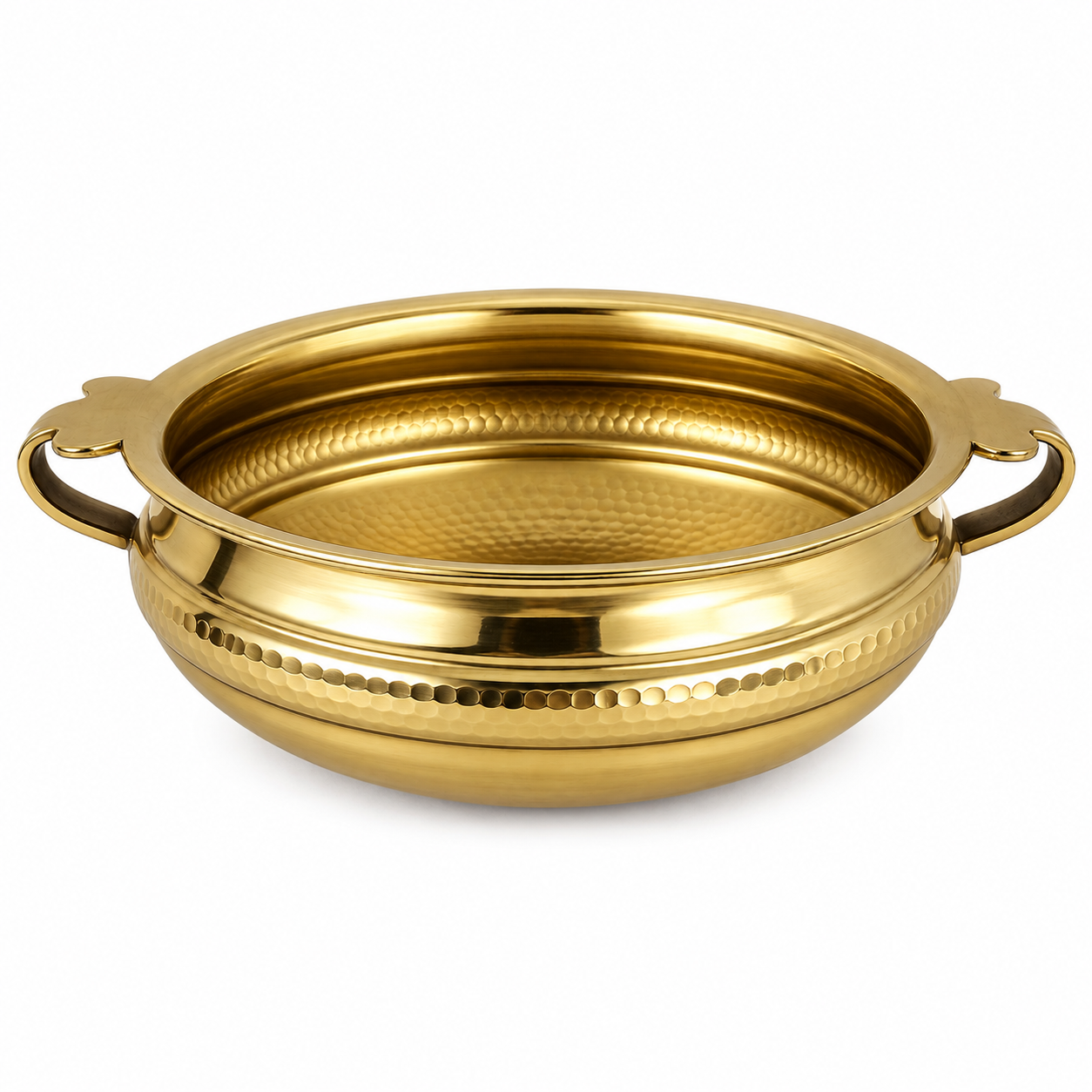 Aurelia Hammered Gold Metal Urli Bowl