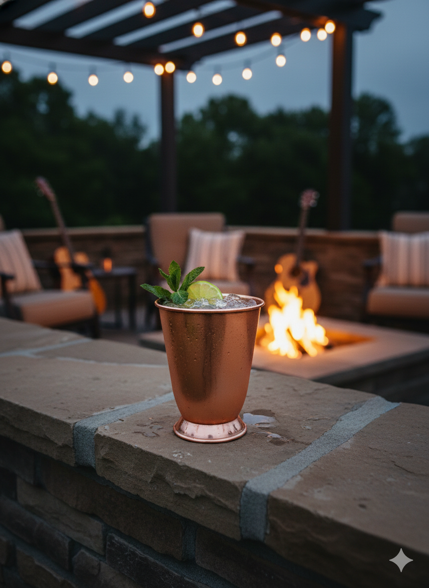 MetalSmith Solid Copper Drinking Glass | Traditional Health Benefits Pure Copper Water Tumbler for Ayurvedic Wellness (8.75 cm x 11 cm) 100% Solid Copper Drinking Cup with Pedestal Base