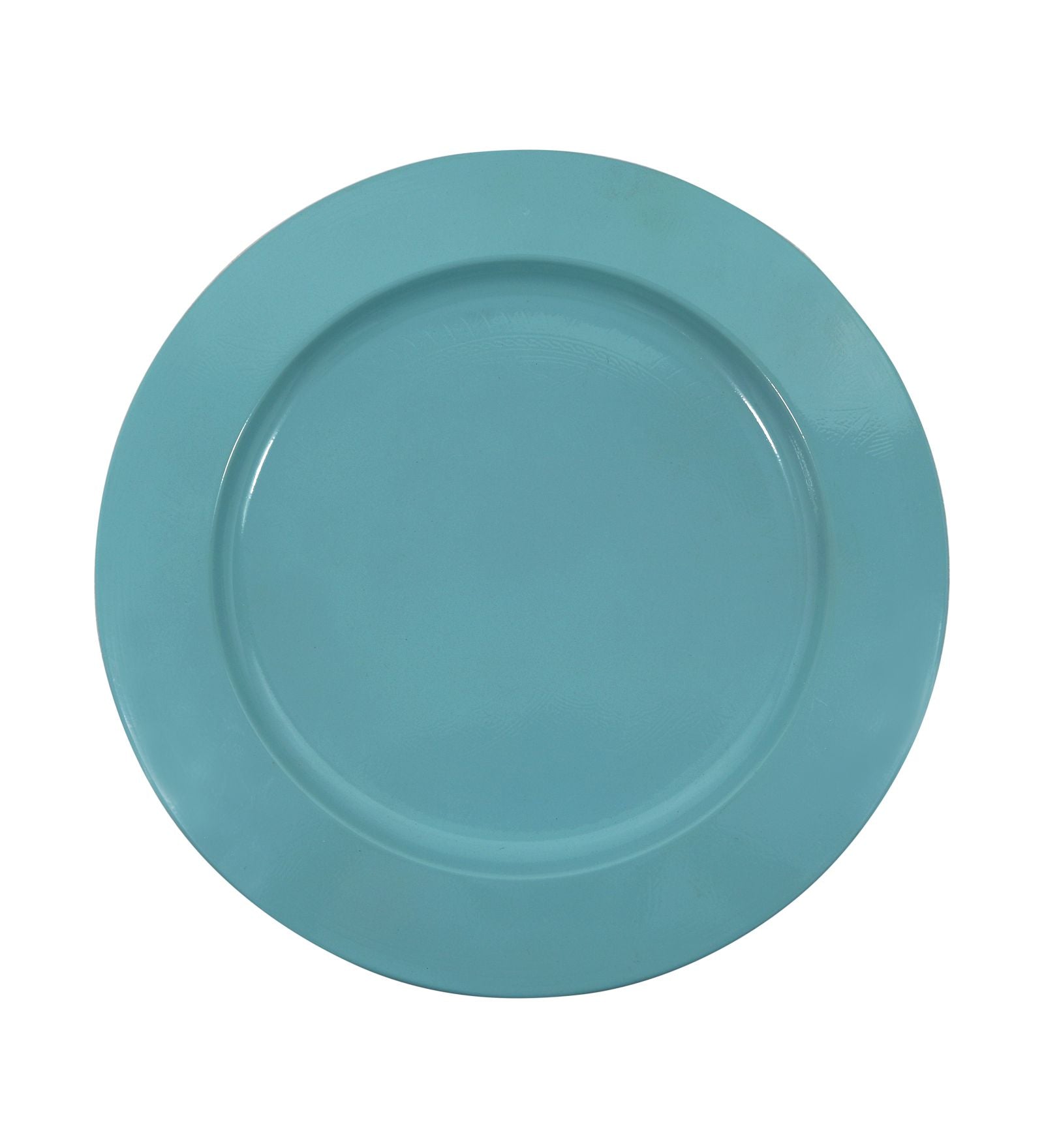 Metalsmith 13 Inch Round Decorative Serving Plate For Formal Occasions, Parties And Wedding Charger Plate (Pack of 4)