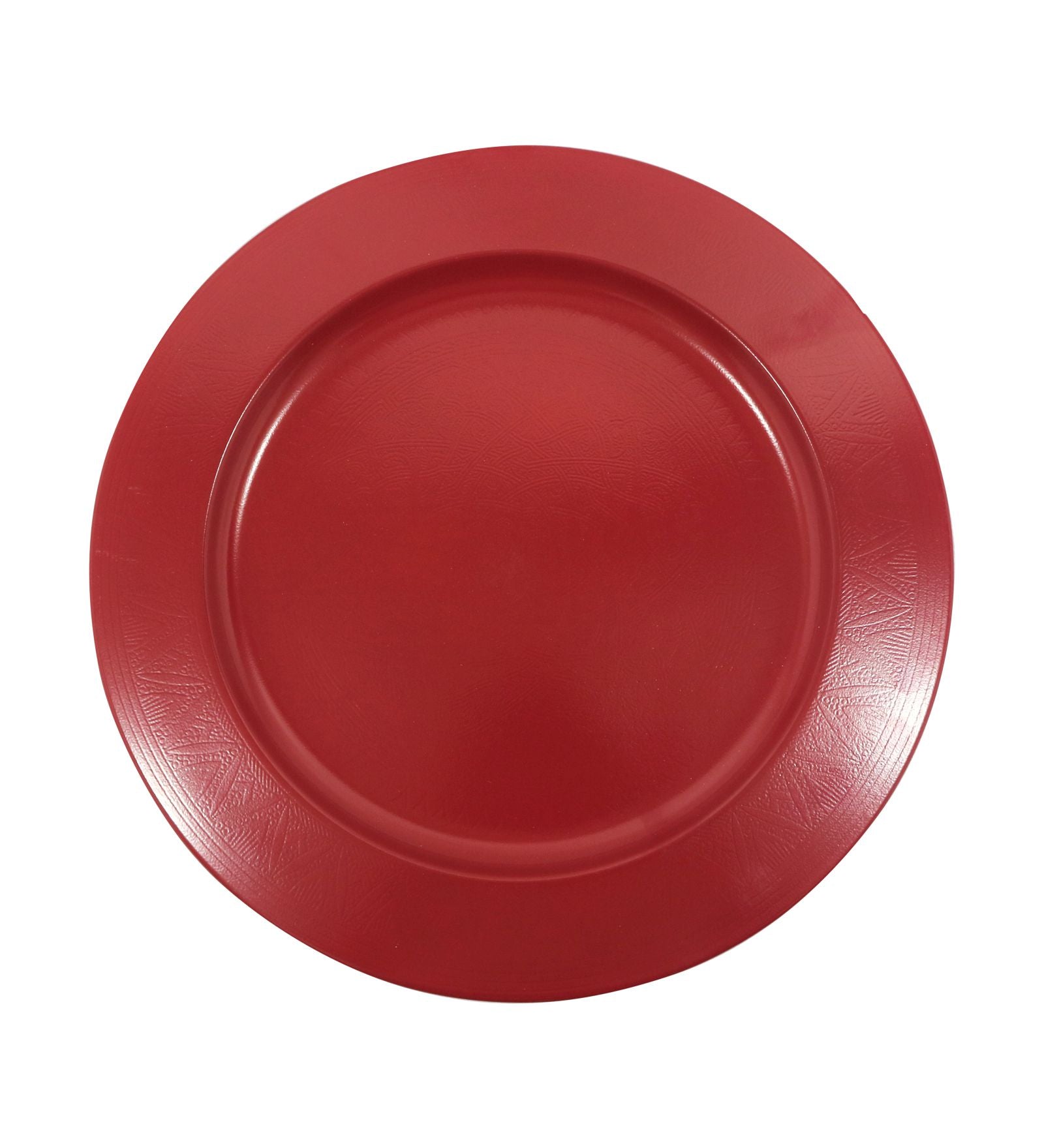 Metalsmith 13 Inch Round Decorative Serving Plate For Formal Occasions, Parties And Wedding Charger Plate (Pack of 4)