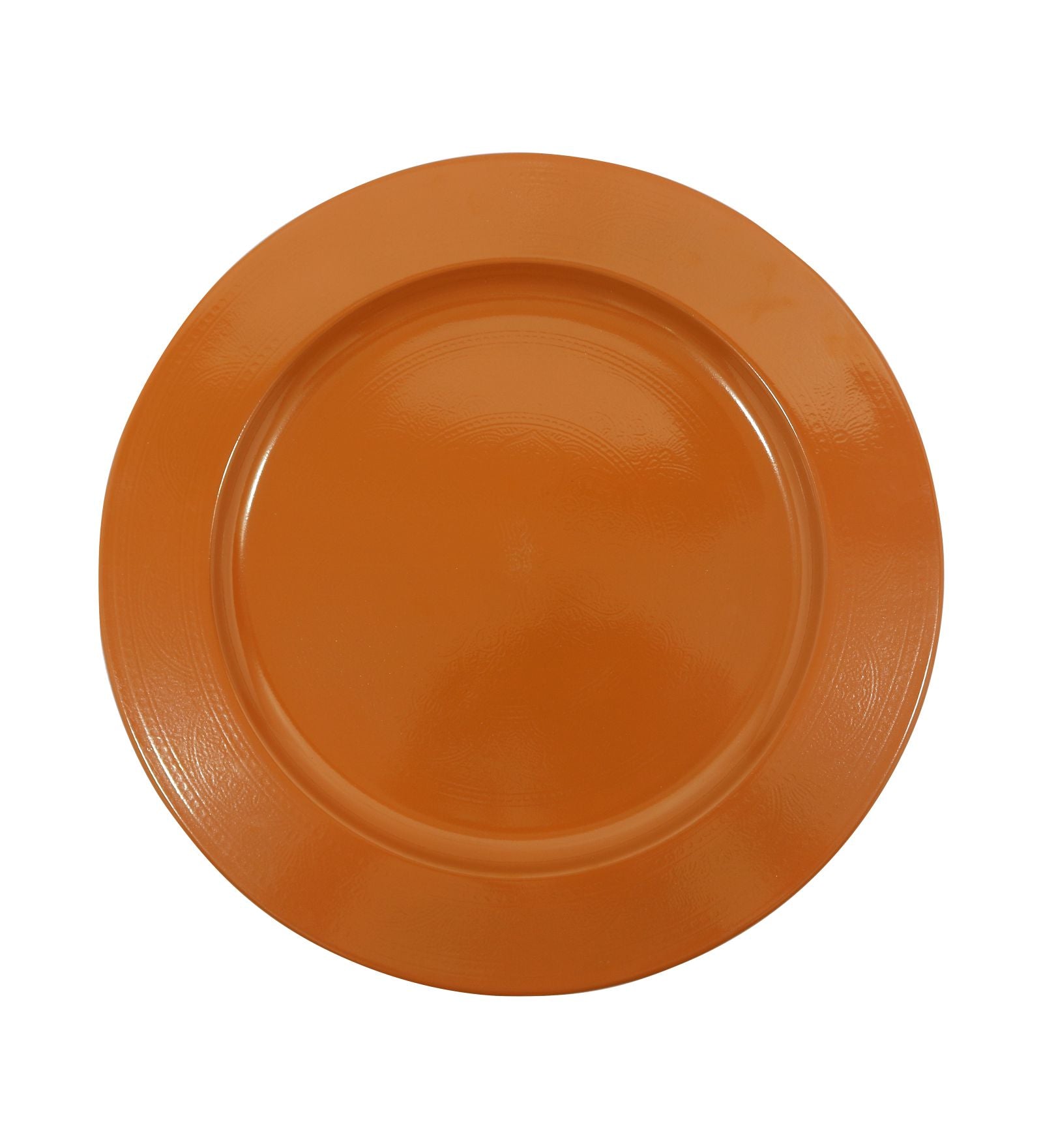 Metalsmith 13 Inch Round Decorative Serving Plate For Formal Occasions, Parties And Wedding Charger Plate (Pack of 4)