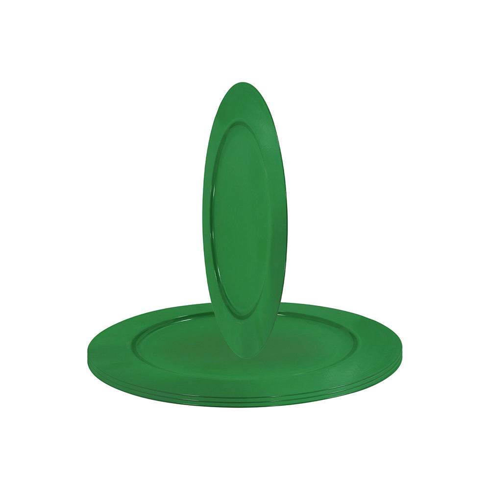 Metal Charger Plate, Set Of 4 - Green