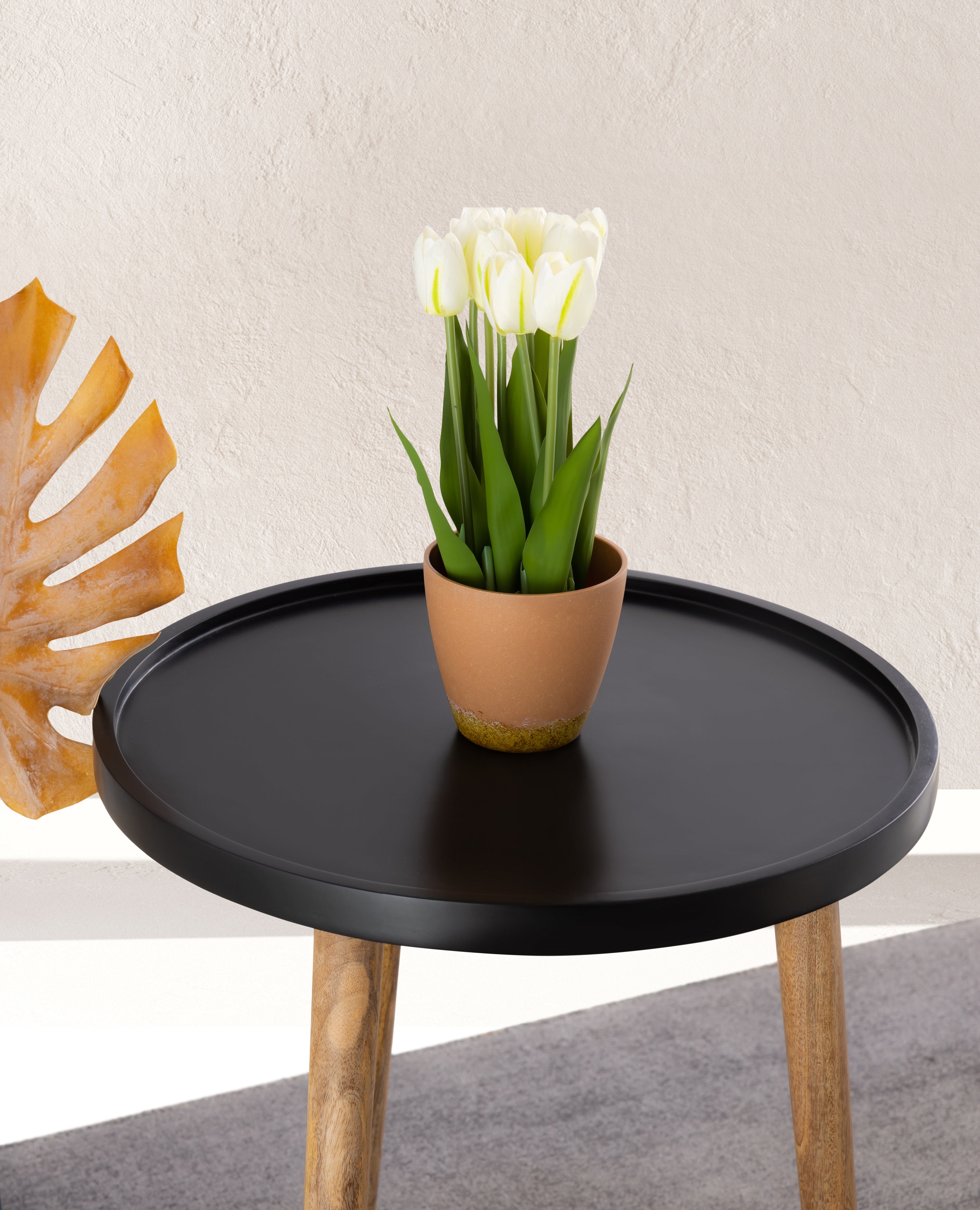 Wooden Side Table For Living Room, Bedroom, Kitchen, Home, Balcony And Office