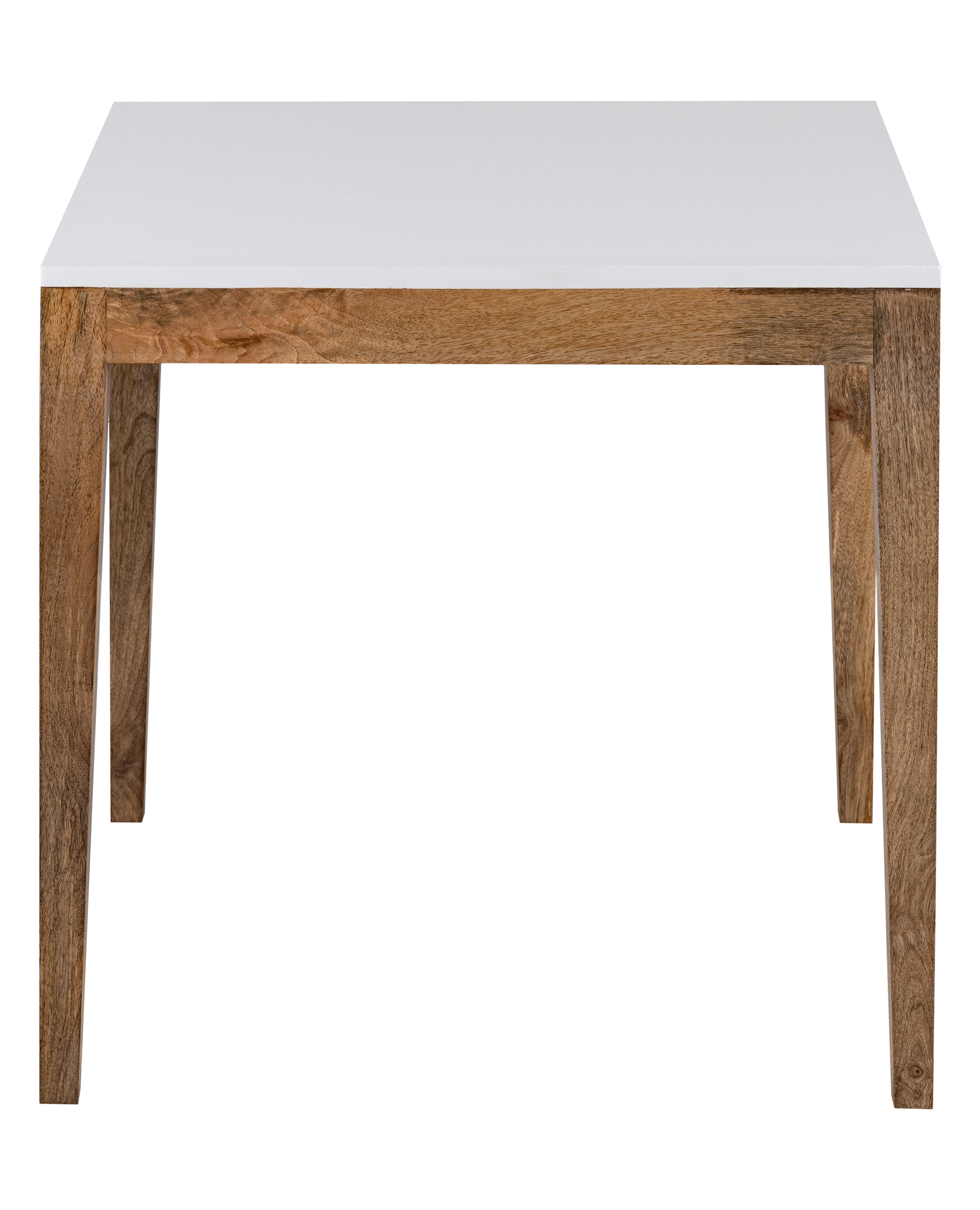 White Wooden Side Table For Home, Kitchen, Living Room, Balcony And Office