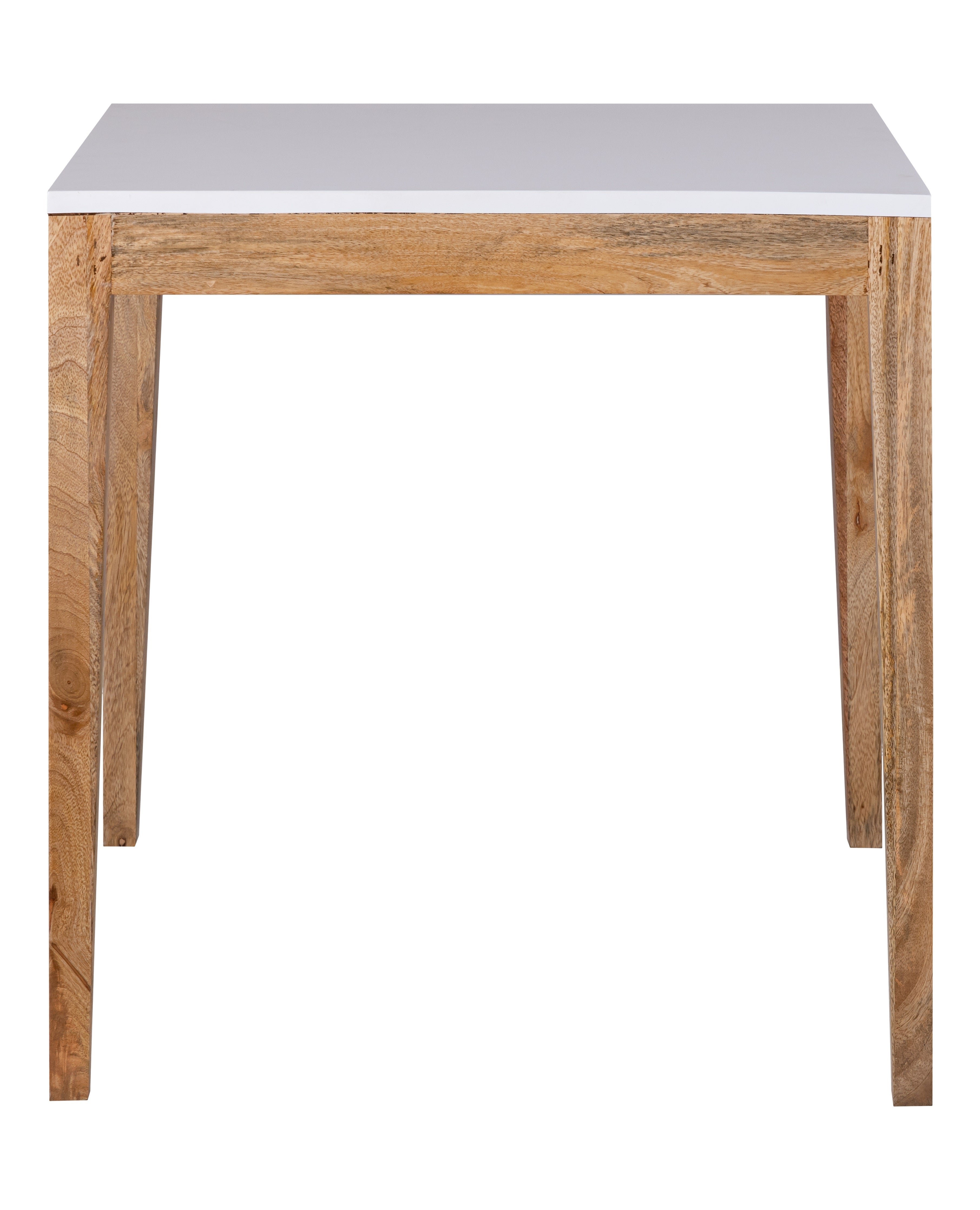 White Wooden Side Table For Home, Kitchen, Living Room, Balcony And Office