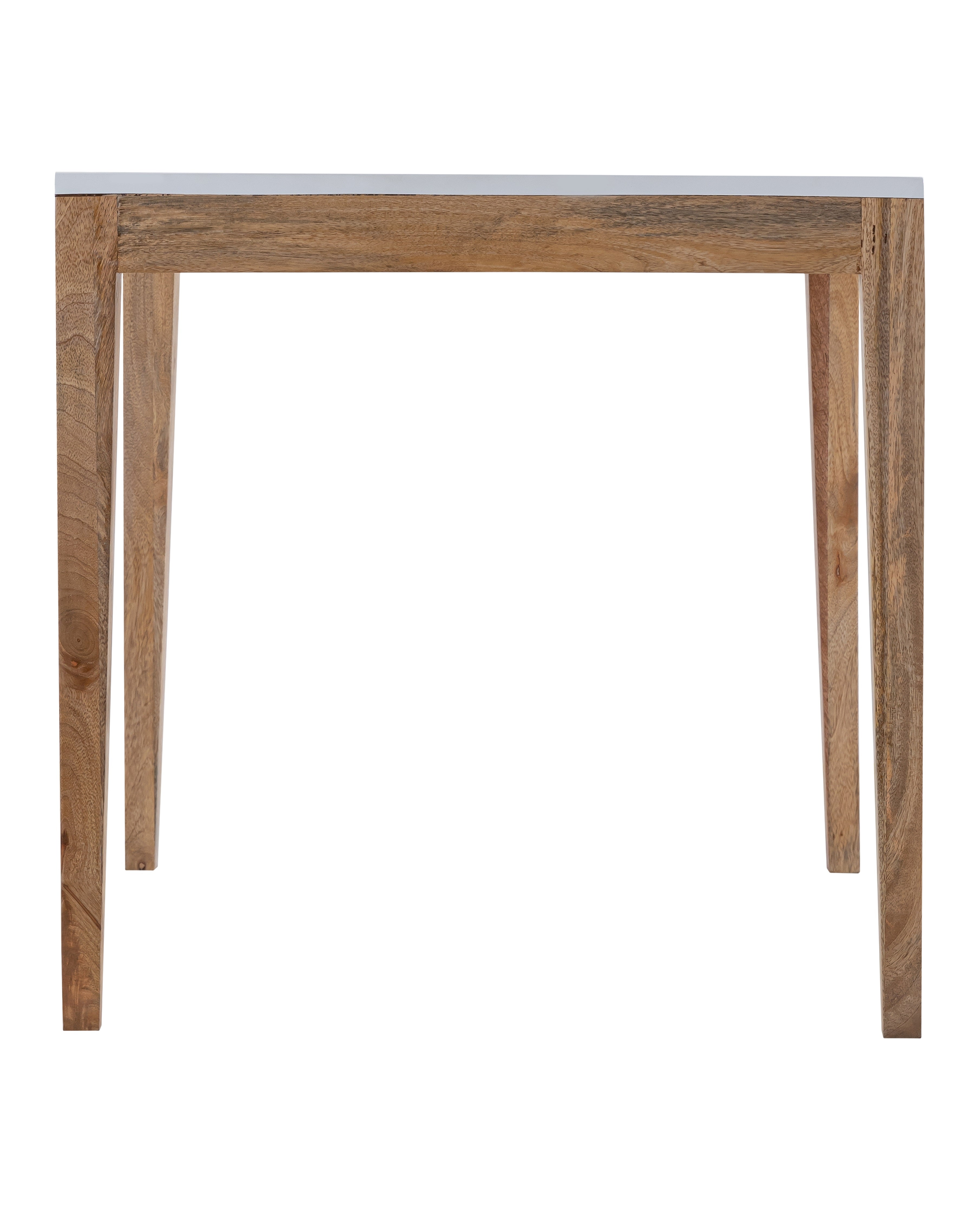 White Wooden Side Table For Home, Kitchen, Living Room, Balcony And Office