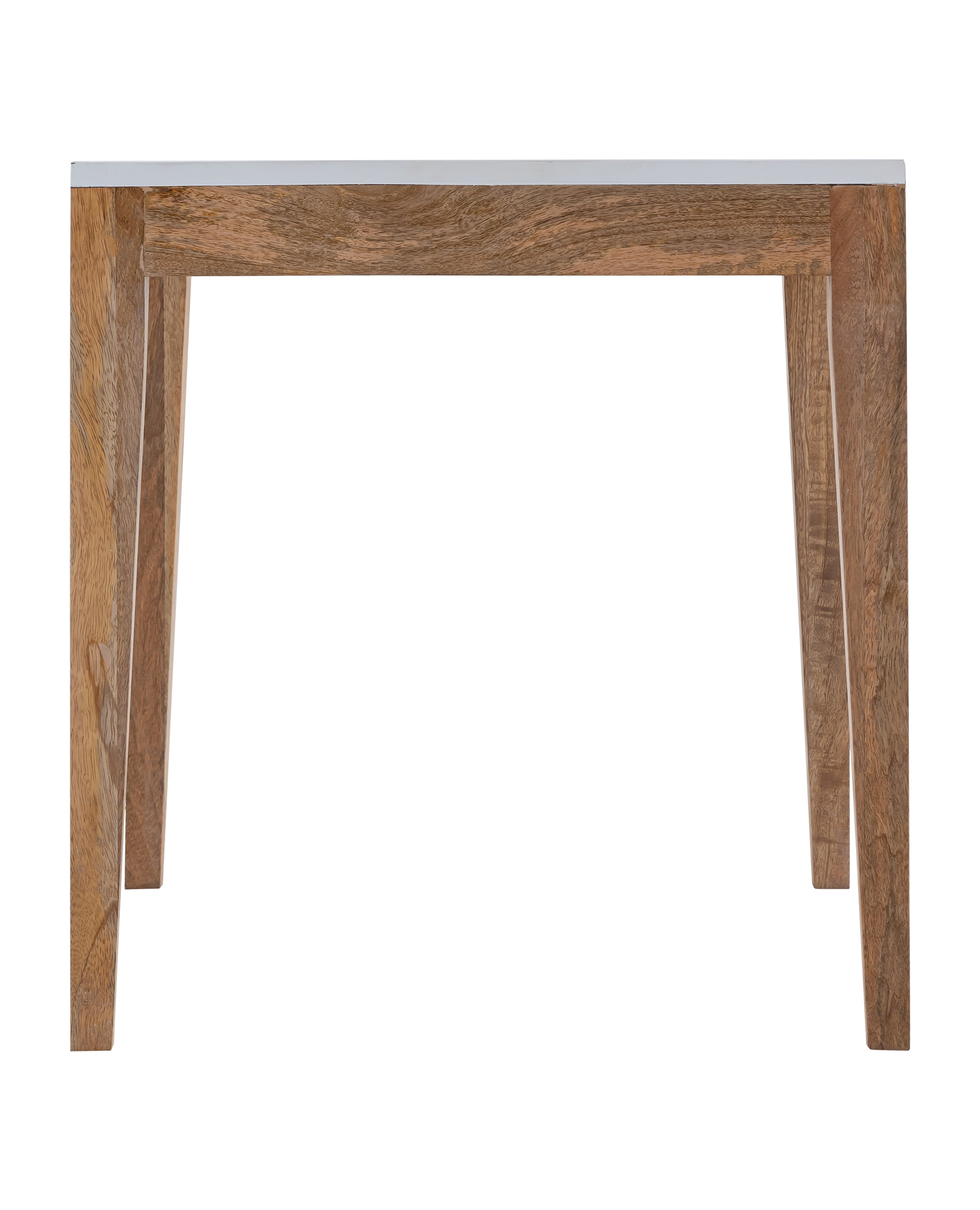 White Wooden Side Table For Home, Kitchen, Living Room, Balcony And Office