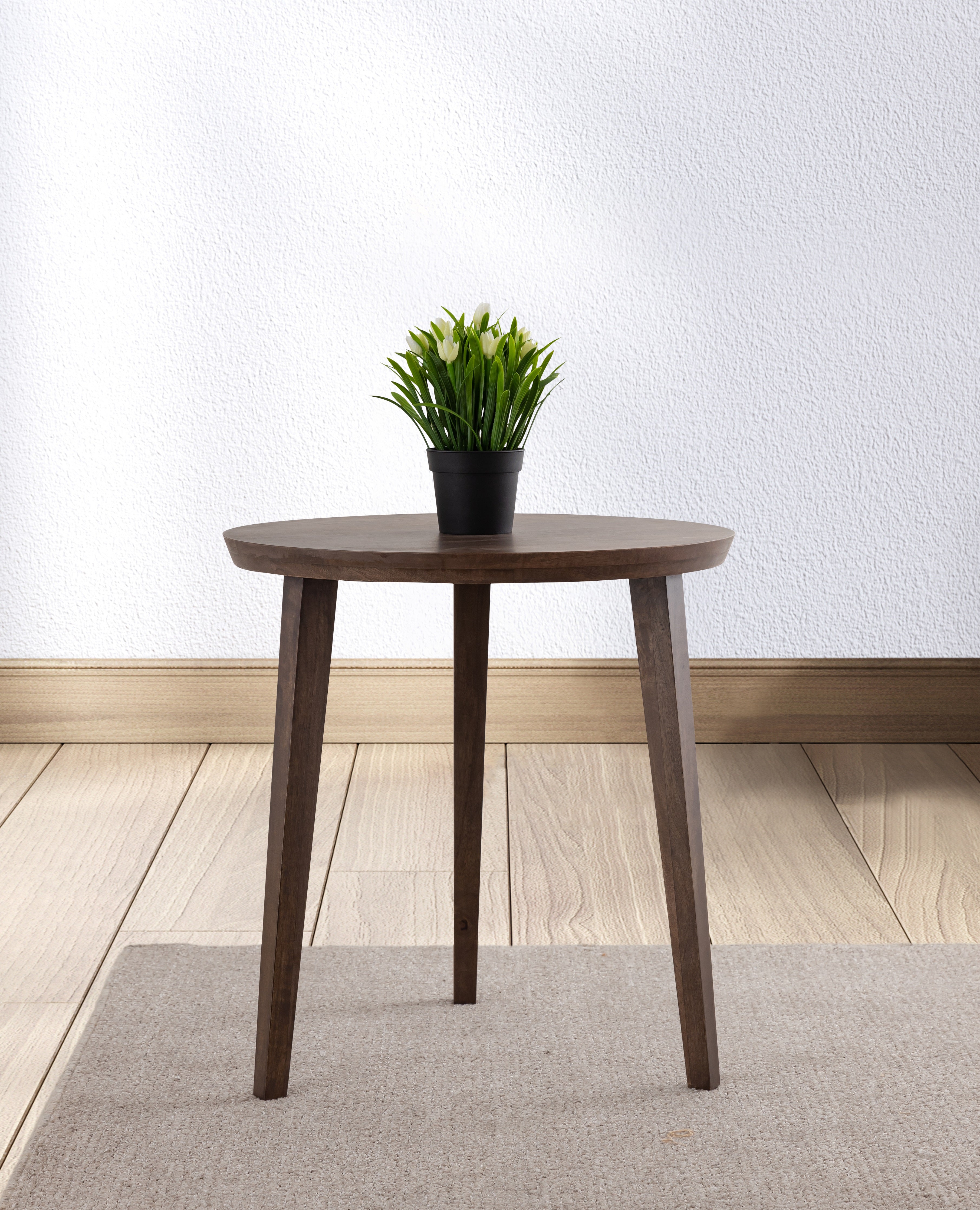 Grey Wooden Side Table For Home, Kitchen, Living Room, Balcony, Bedroom And Office