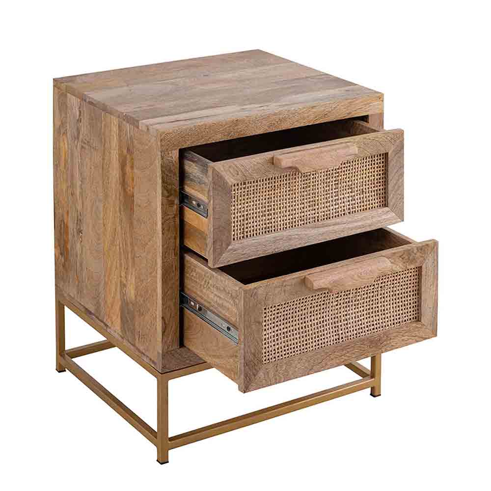 Ruhe Wooden Cabinet Drawer, Large - Natural