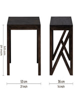 Grey Wooden Side Table For Home, Kitchen, Living Room, Bedroom, Balcony And Office