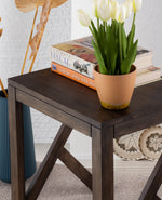 Grey Wooden Side Table For Home, Kitchen, Living Room, Bedroom, Balcony And Office