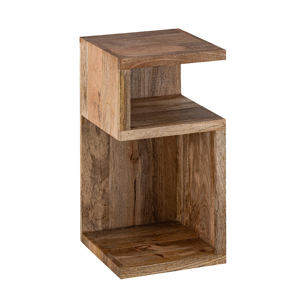 Helix Wooden Side Table - Natural
