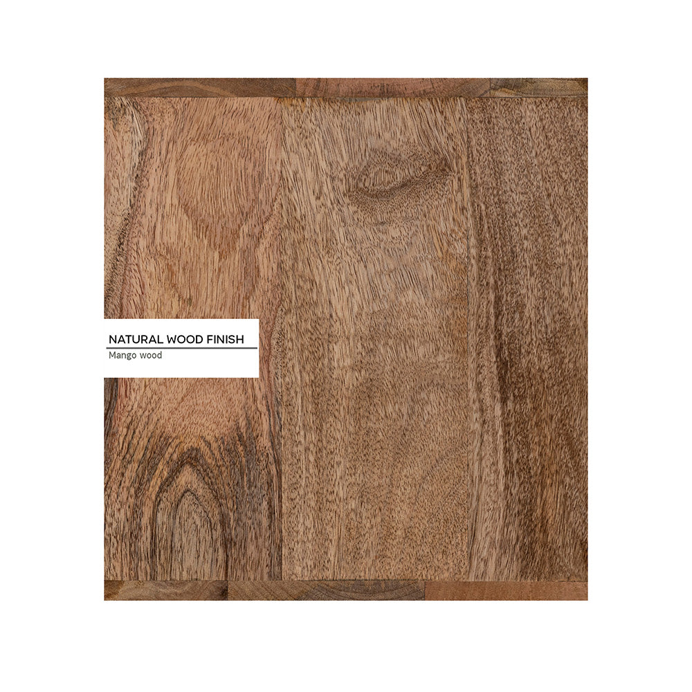 Helix Wooden Side Table - Natural