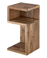 Brown Wooden Open Storage Side Table For Home, Kitchen And Office