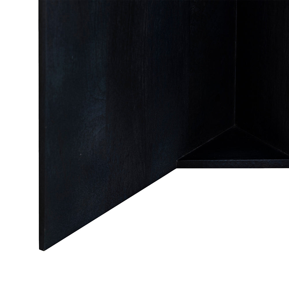 Trist Wooden Side Table - Blue