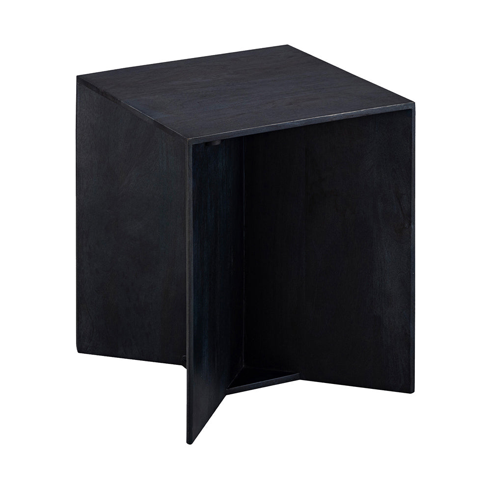 Trist Wooden Side Table - Blue