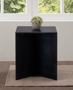 Blue Wooden Side Table For Living Room, Kitchen, Balcony, Home And Office