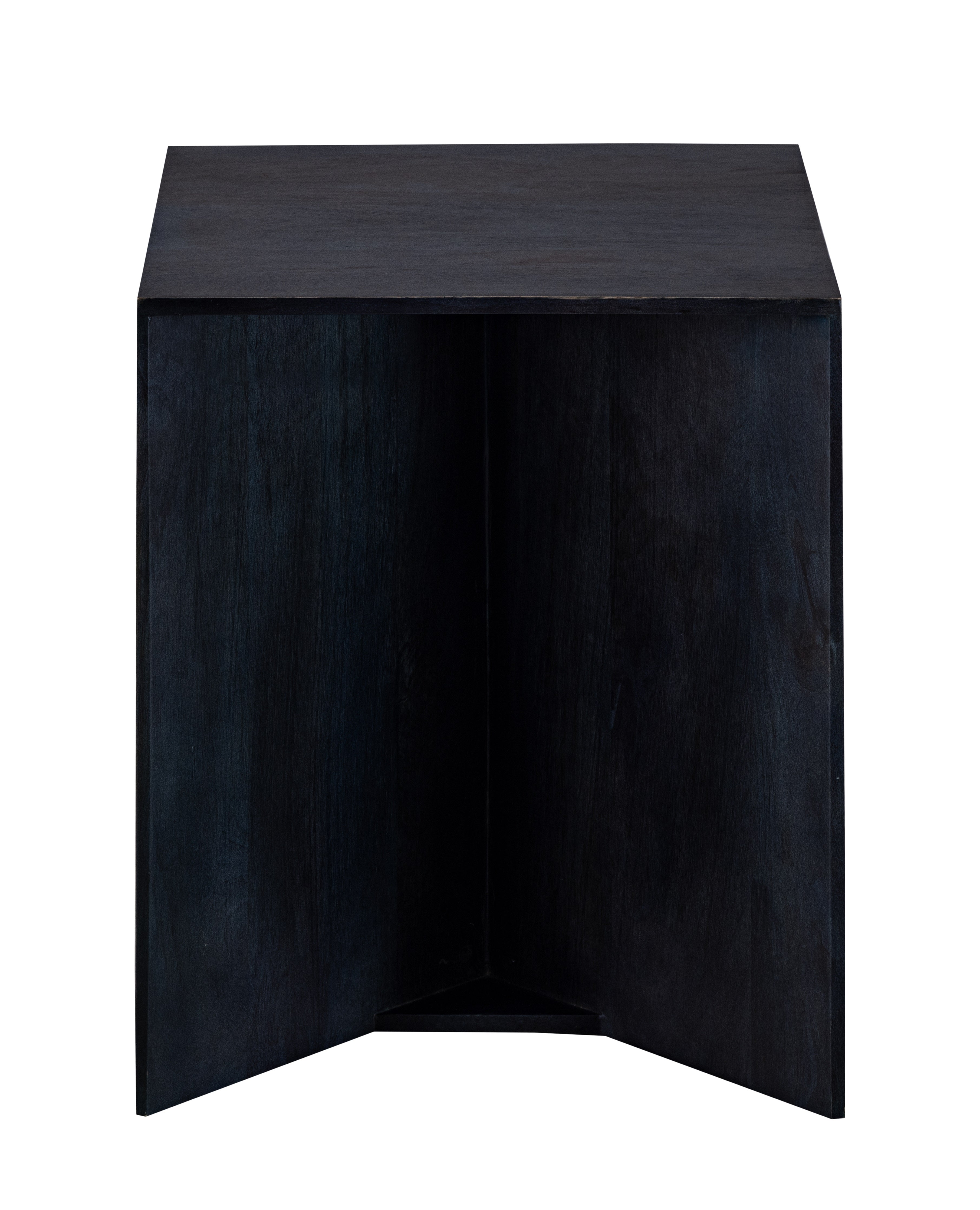 Blue Wooden Side Table For Living Room, Kitchen, Balcony, Home And Office