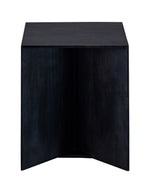 Blue Wooden Side Table For Living Room, Kitchen, Balcony, Home And Office
