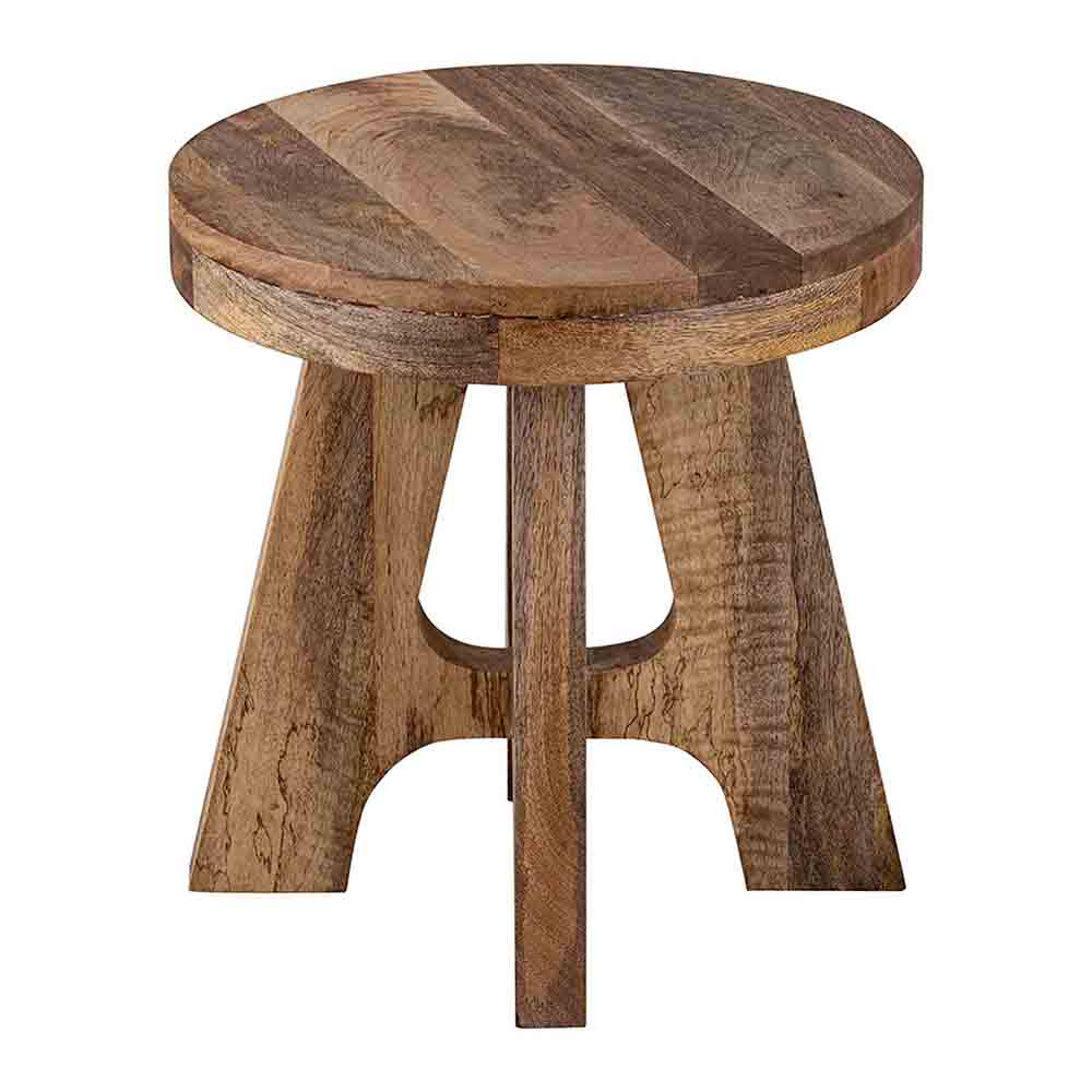 Denzo Wooden Stool - Natural