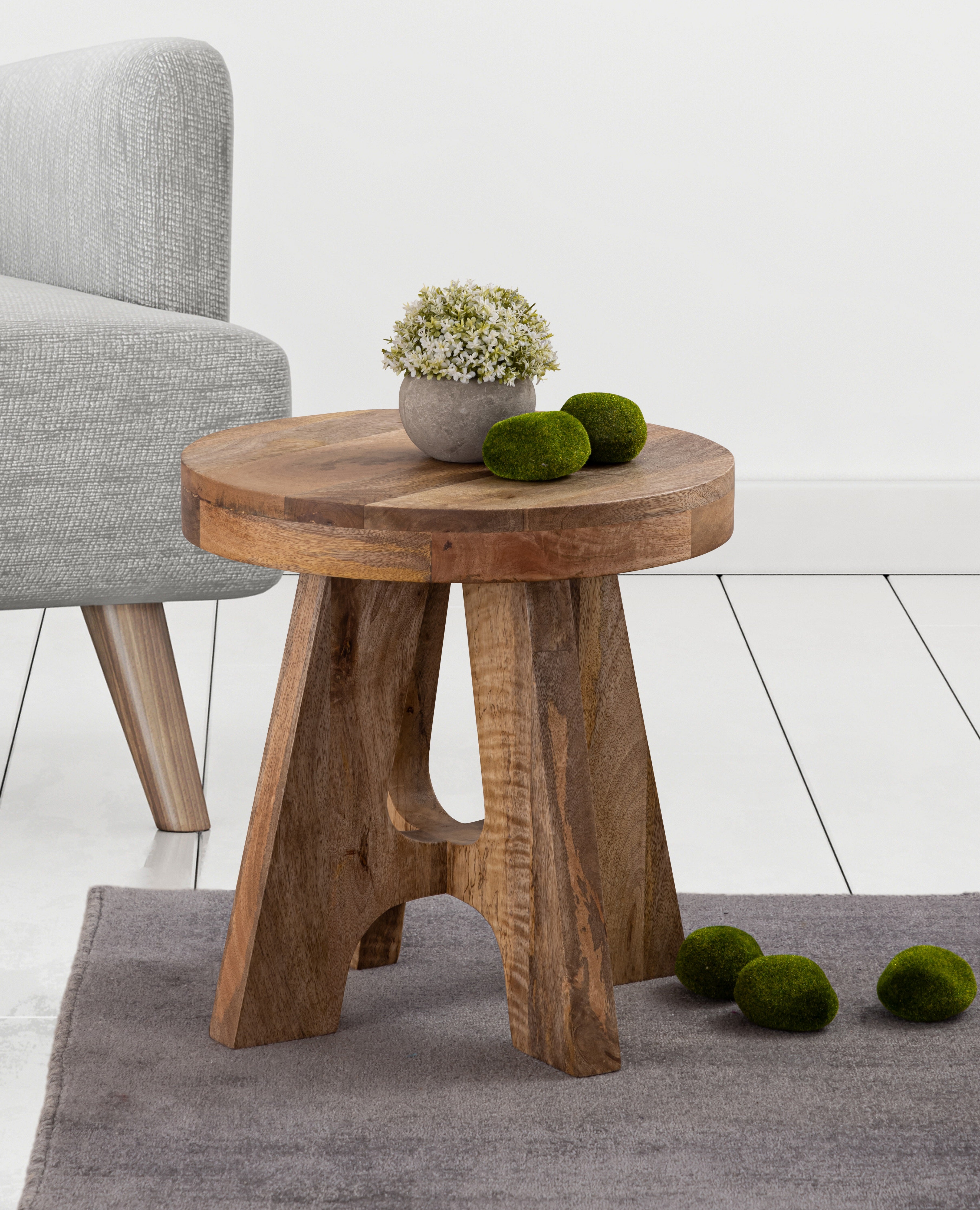 Wooden Seating Stool For Indoor, Outdoor, Home, Living Room And Office