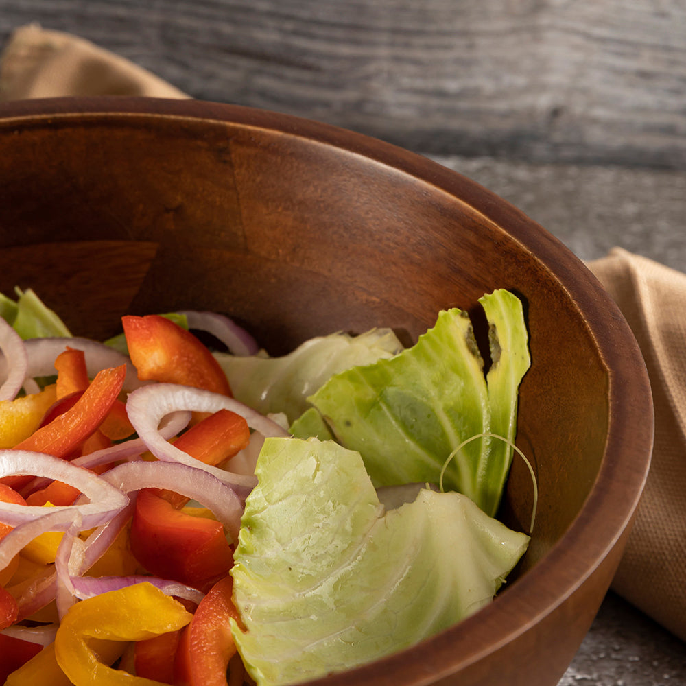 Brown Mango Wood Serving And Decor Bowl For Home, Kitchen And Office