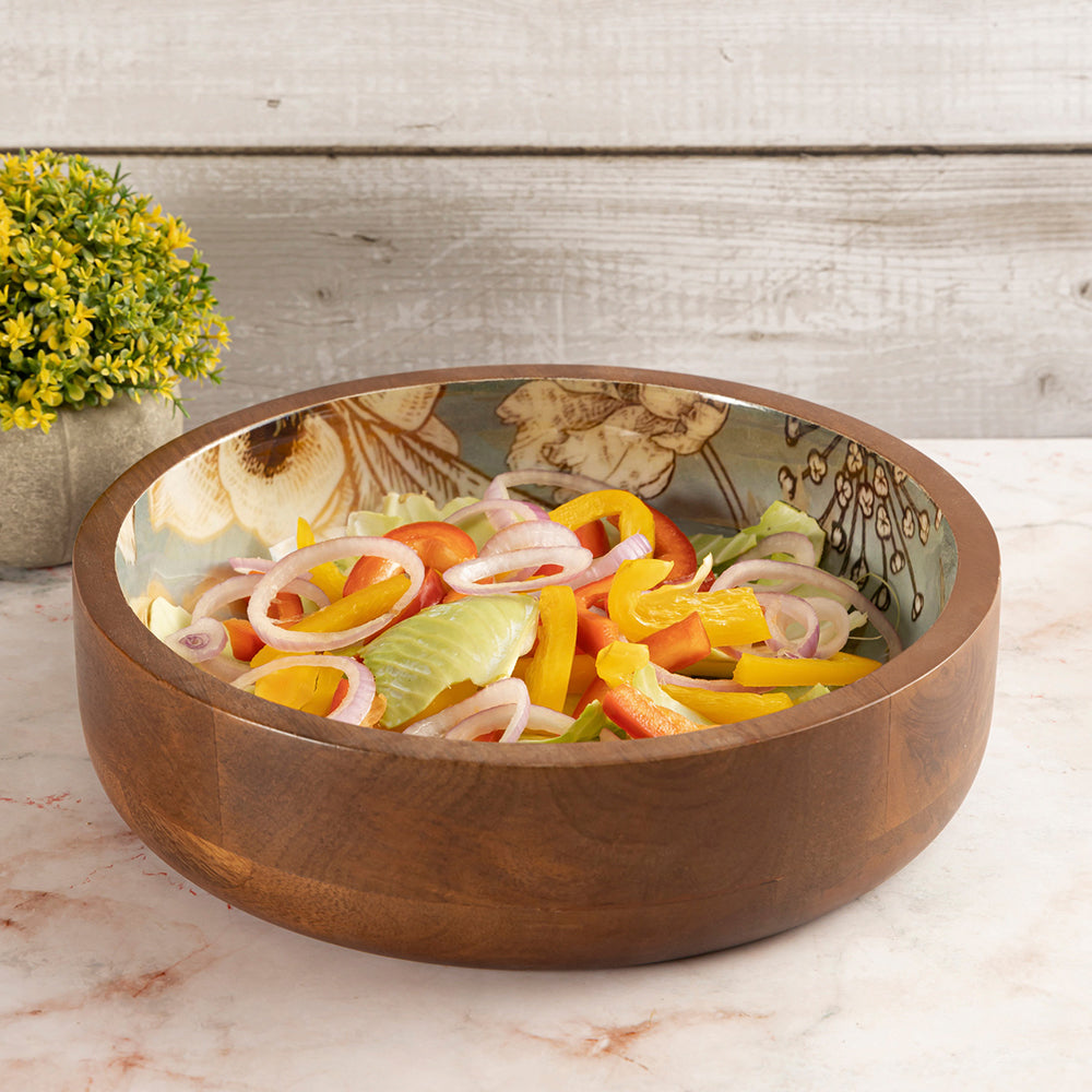 Mango Wood Serving And Decor Bowl For Home, Kitchen And Office