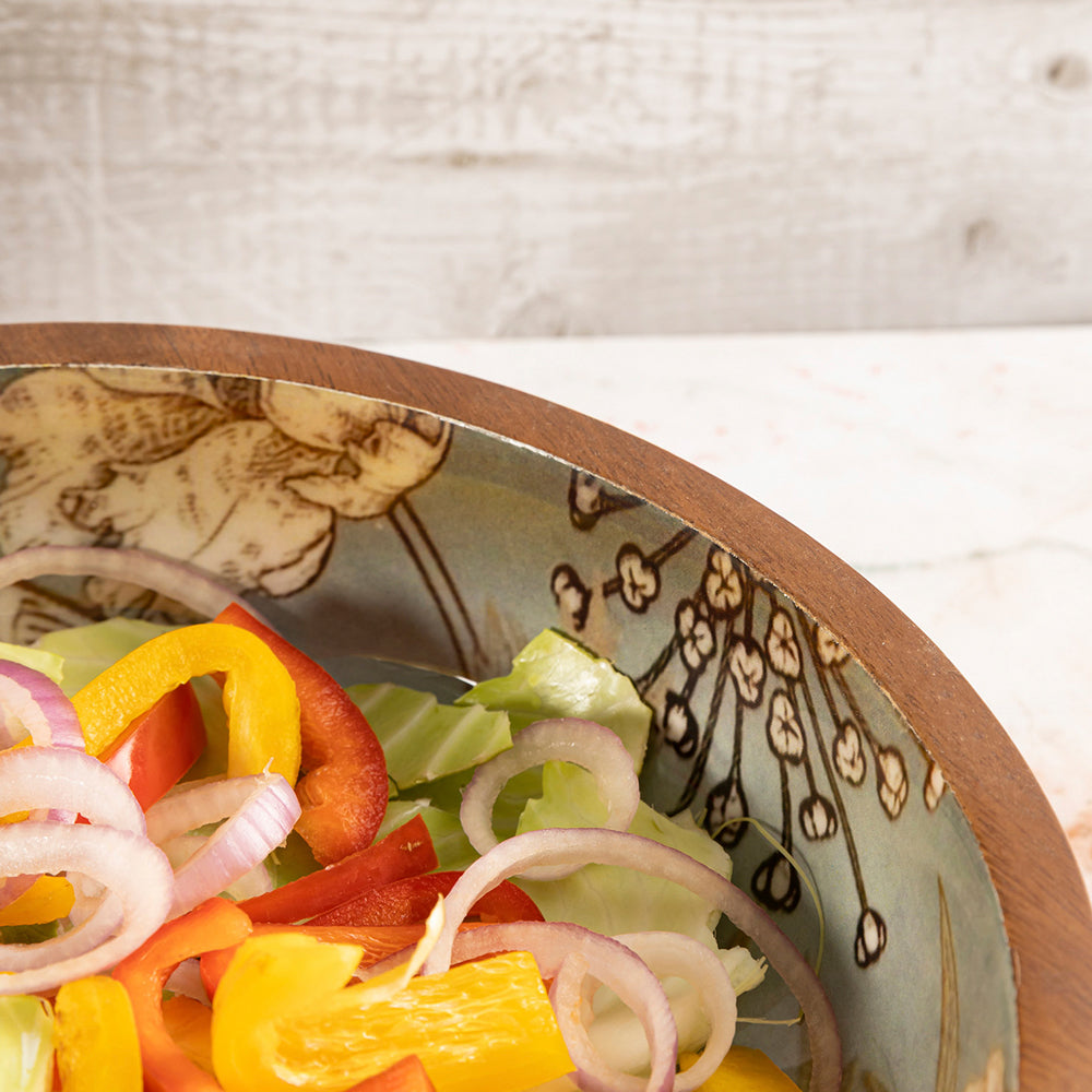 Mango Wood Serving And Decor Bowl For Home, Kitchen And Office