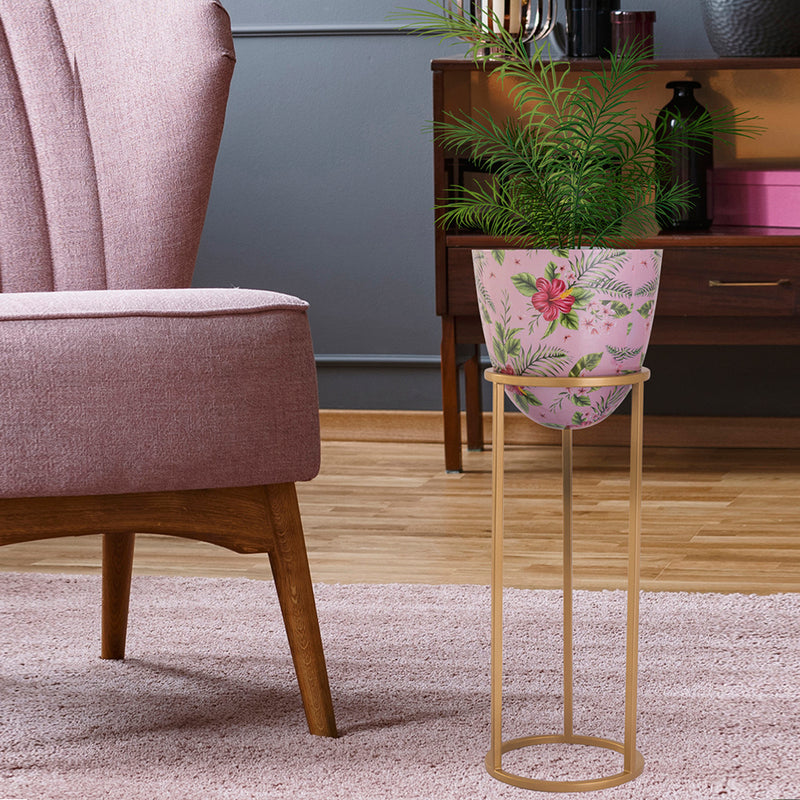 Cairo Metal Planter - Pink