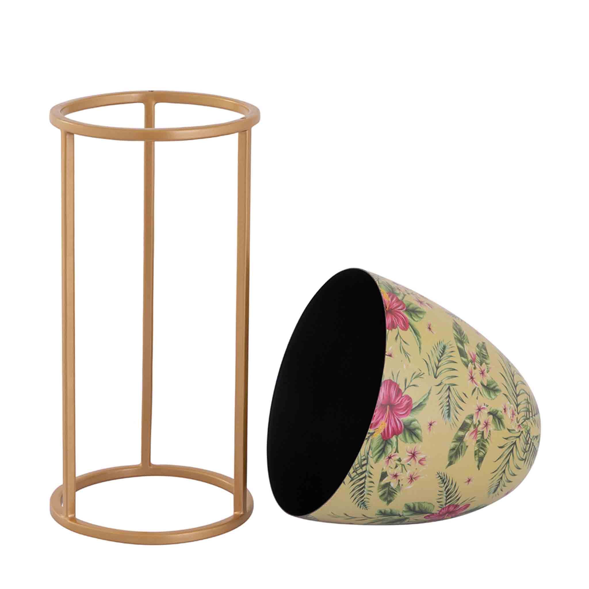 Cairo Metal Planter - Yellow