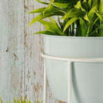 Metal Table Planter With Stand For Indoor Plants And Flowers