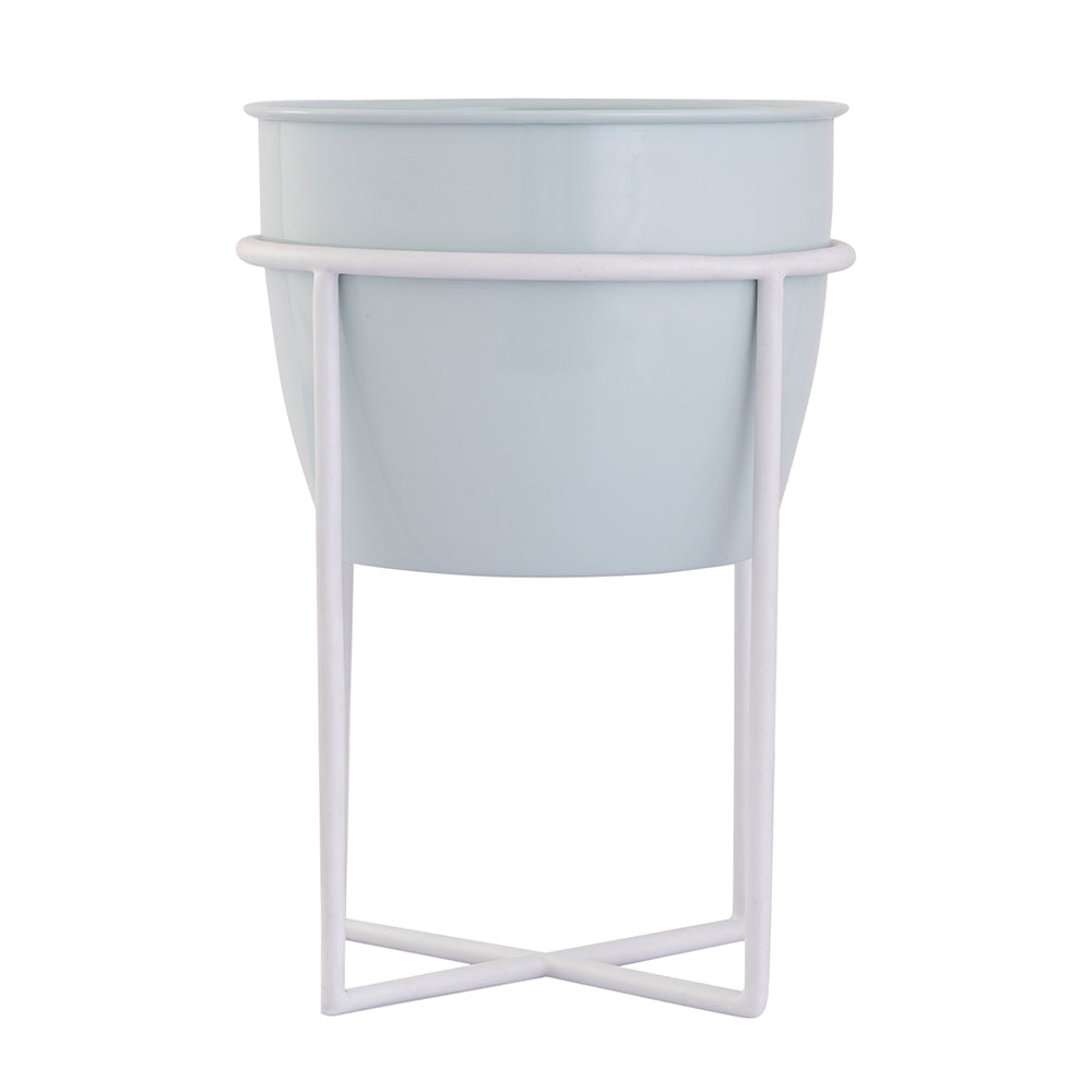 Metal Table Planter With Stand For Indoor Plants And Flowers