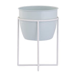 Metal Table Planter With Stand For Indoor Plants And Flowers