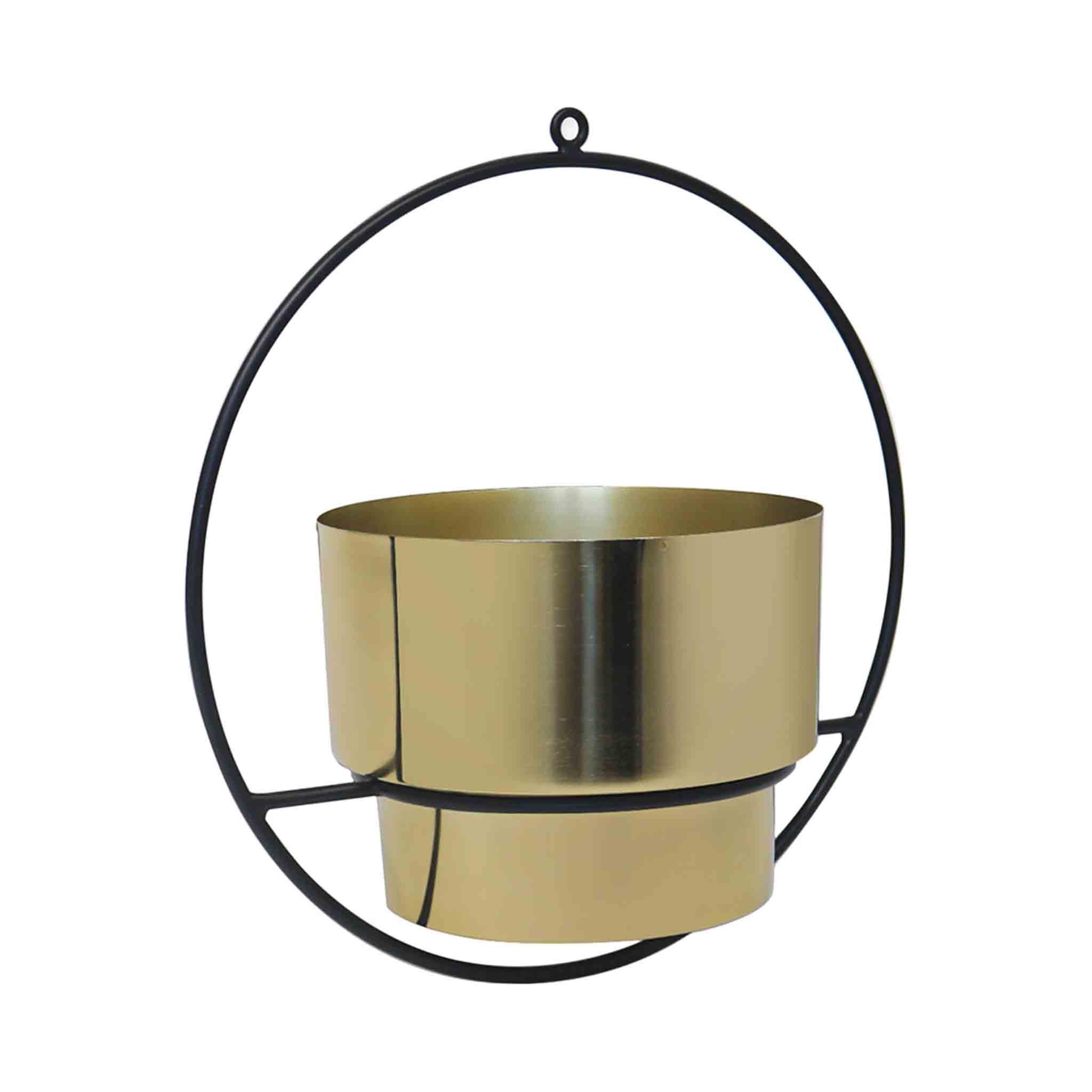 Riga Metal Planter - Gold
