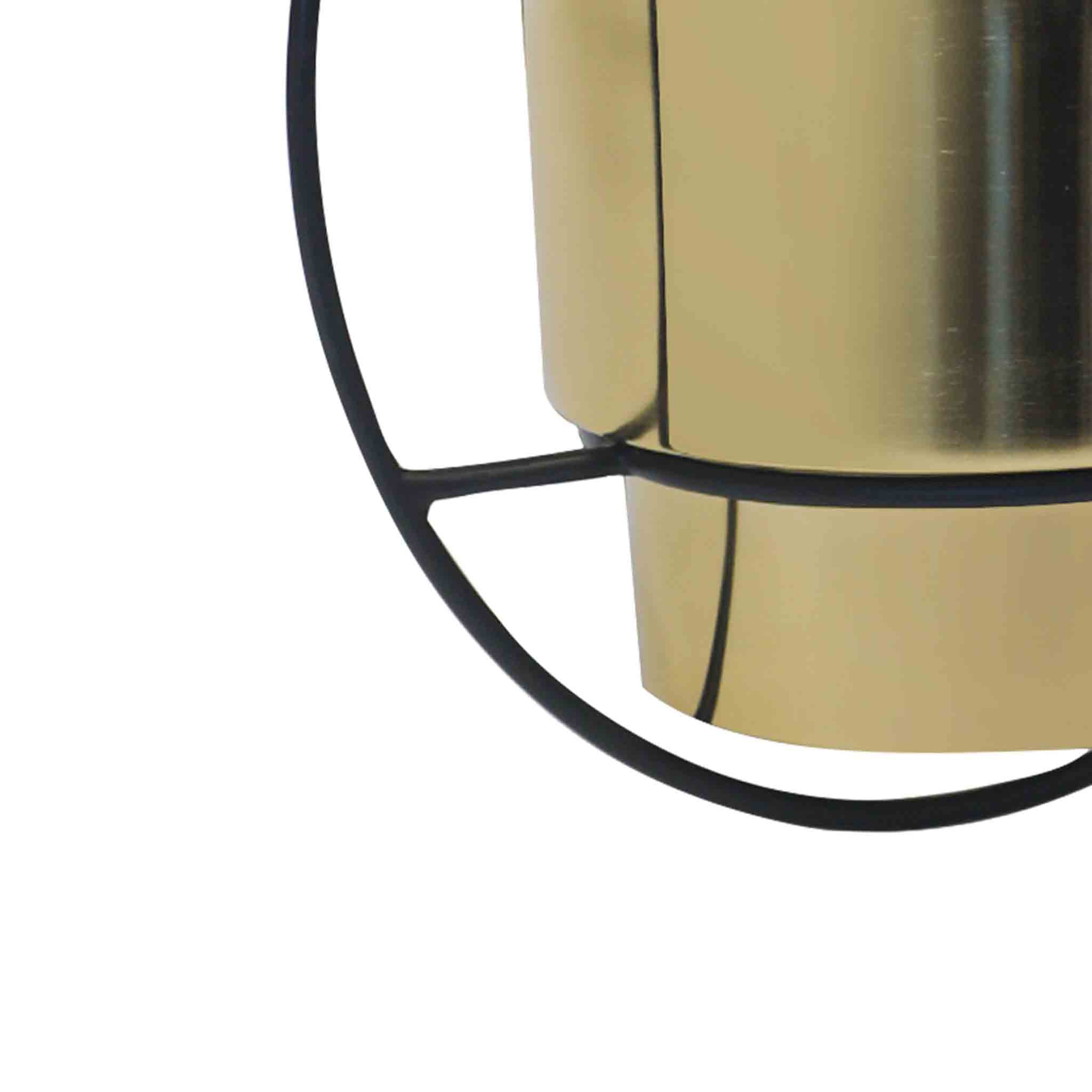 Riga Metal Planter - Gold