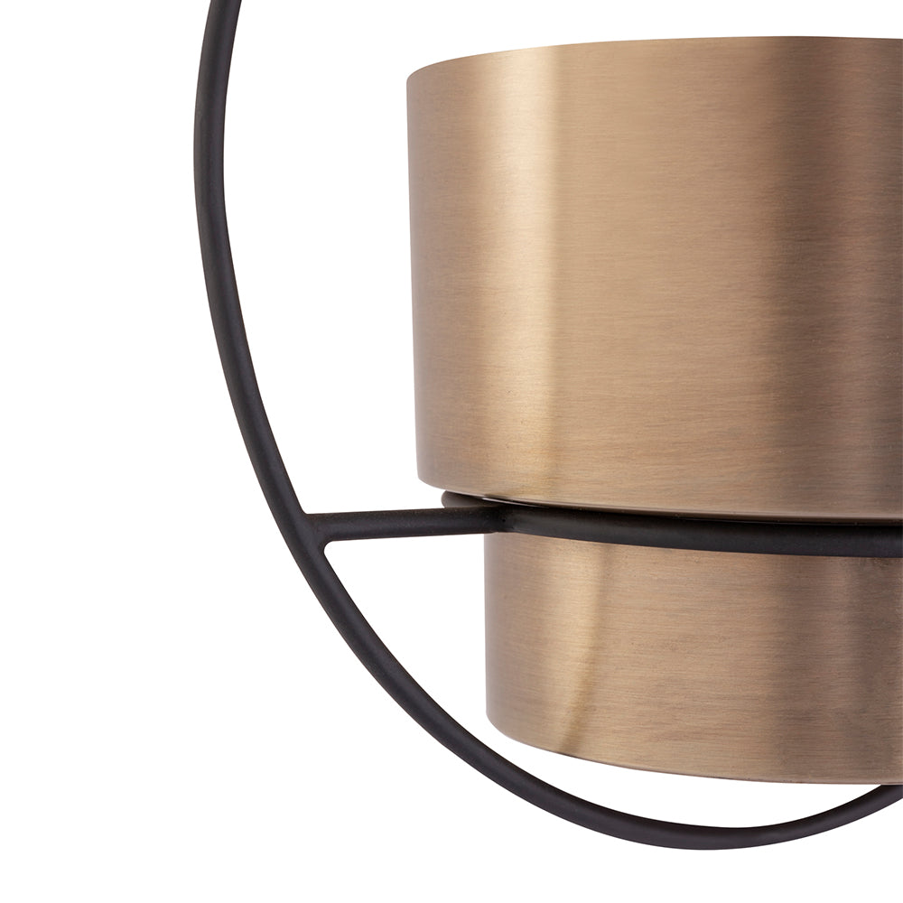 Elegant Metal Hanging Planter For Home Decor, Living Room And Office