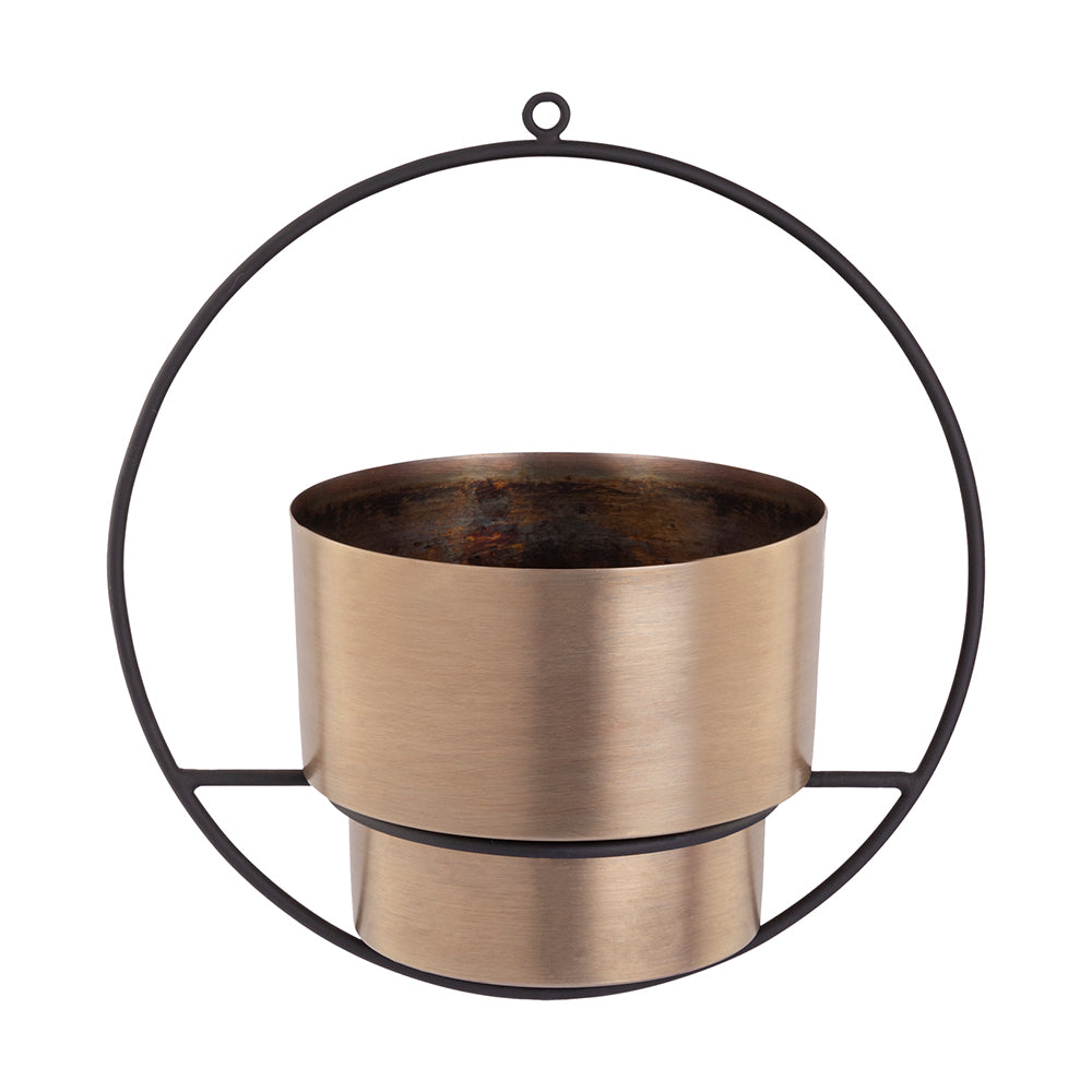 Elegant Metal Hanging Planter For Home Decor, Living Room And Office