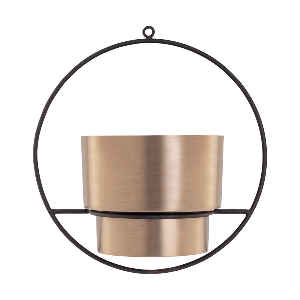 Elegant Metal Hanging Planter For Home Decor, Living Room And Office