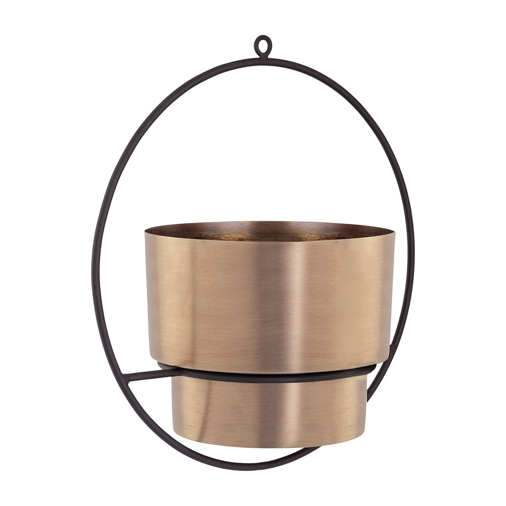 Elegant Metal Hanging Planter For Home Decor, Living Room And Office
