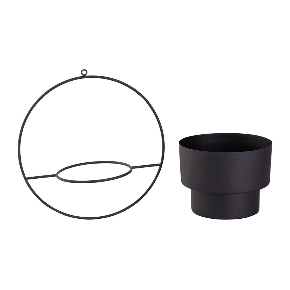 Elegant Metal Hanging Planter For Home Decor, Living Room And Office