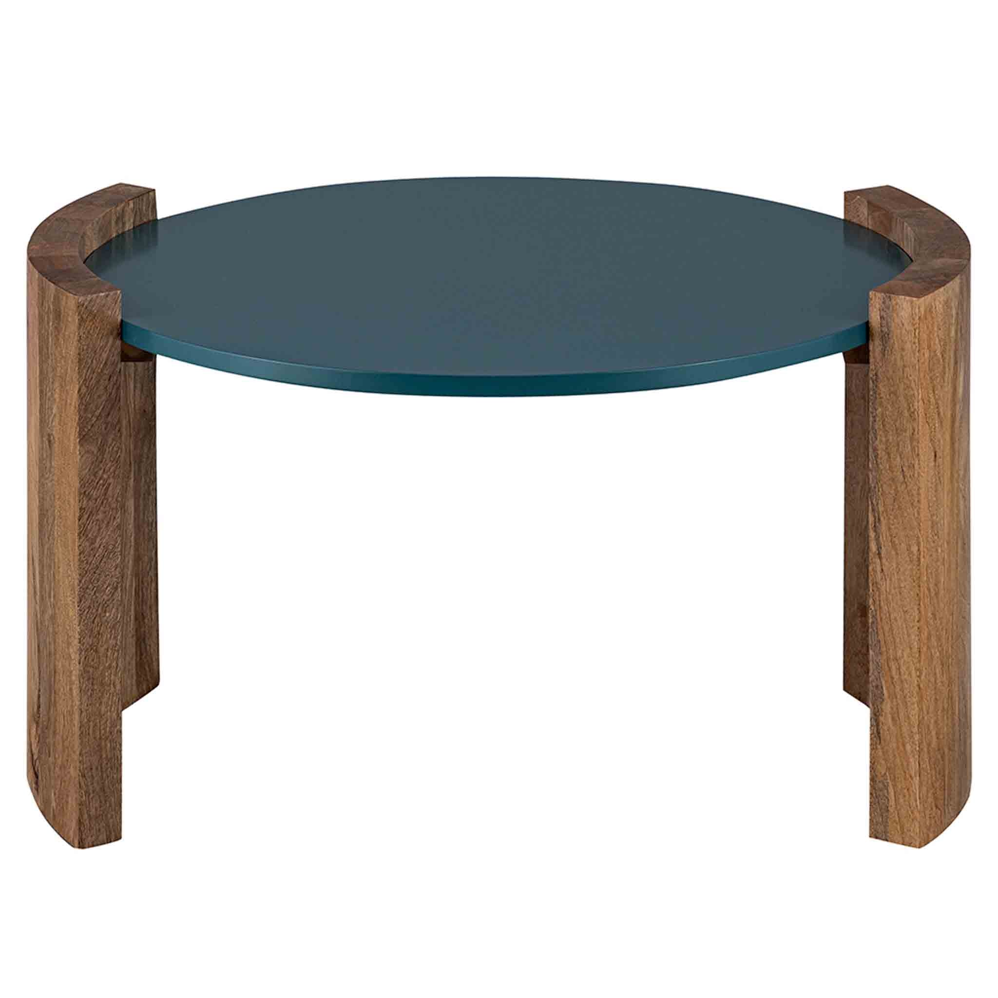 Stela Wooden Coffee Table - Blue